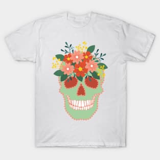 Skull and Flowers T-Shirt